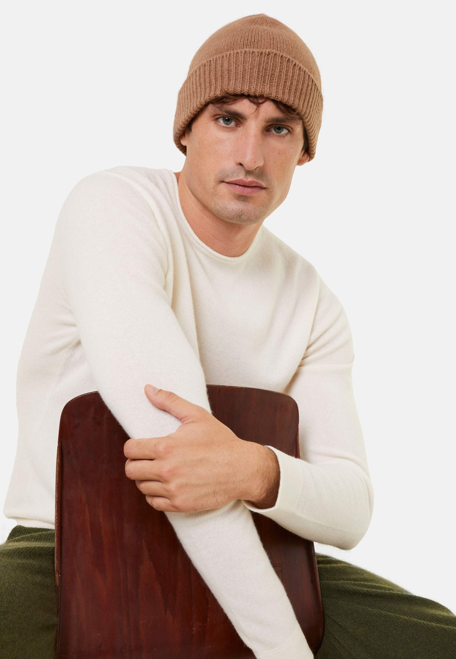 Unisex cashmere blend beanie - Gad