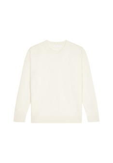 Pull ample col rond en laine mérinos - Felix 7840 marine - 05 Bleu marine