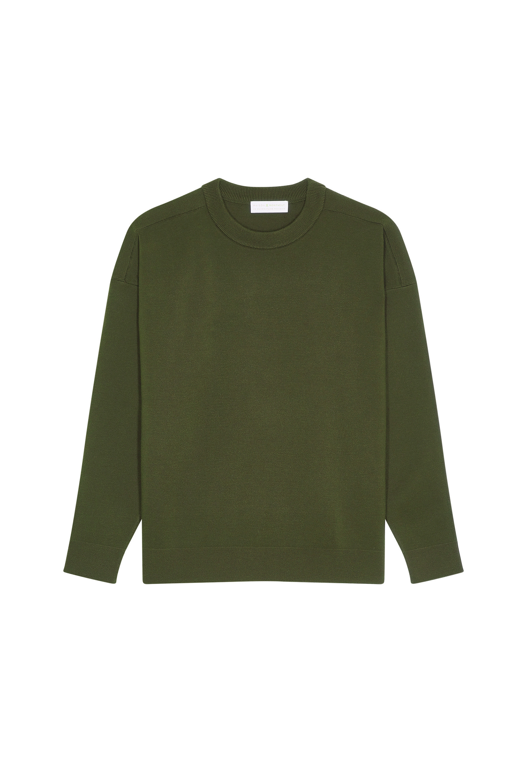 Loose-fit round-neck sweater in merino wool - Felix