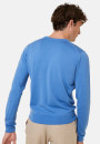 Crew neck sweater with logo in merino wool - Eddie