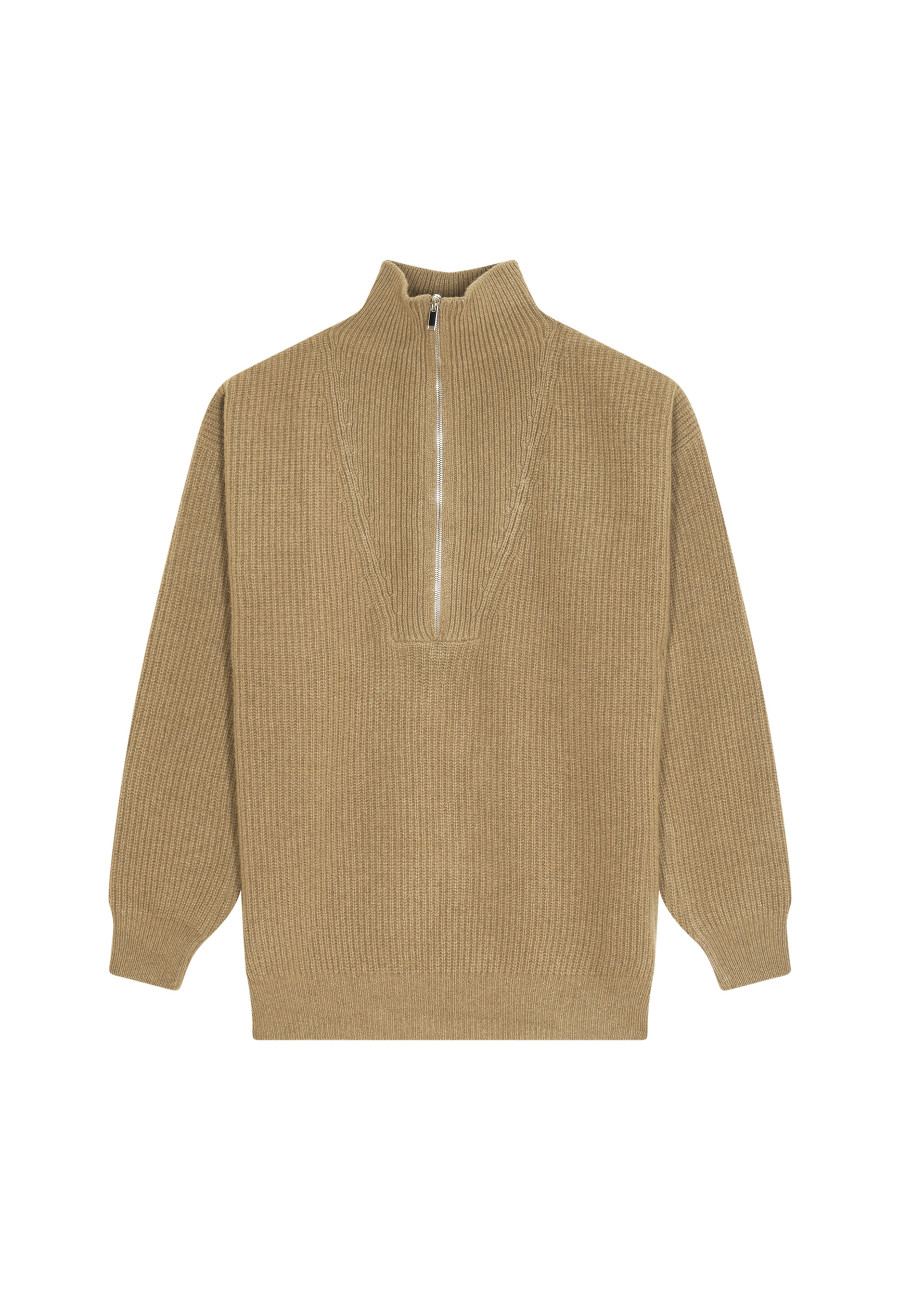 Cashmere-blend turtleneck sweater - French