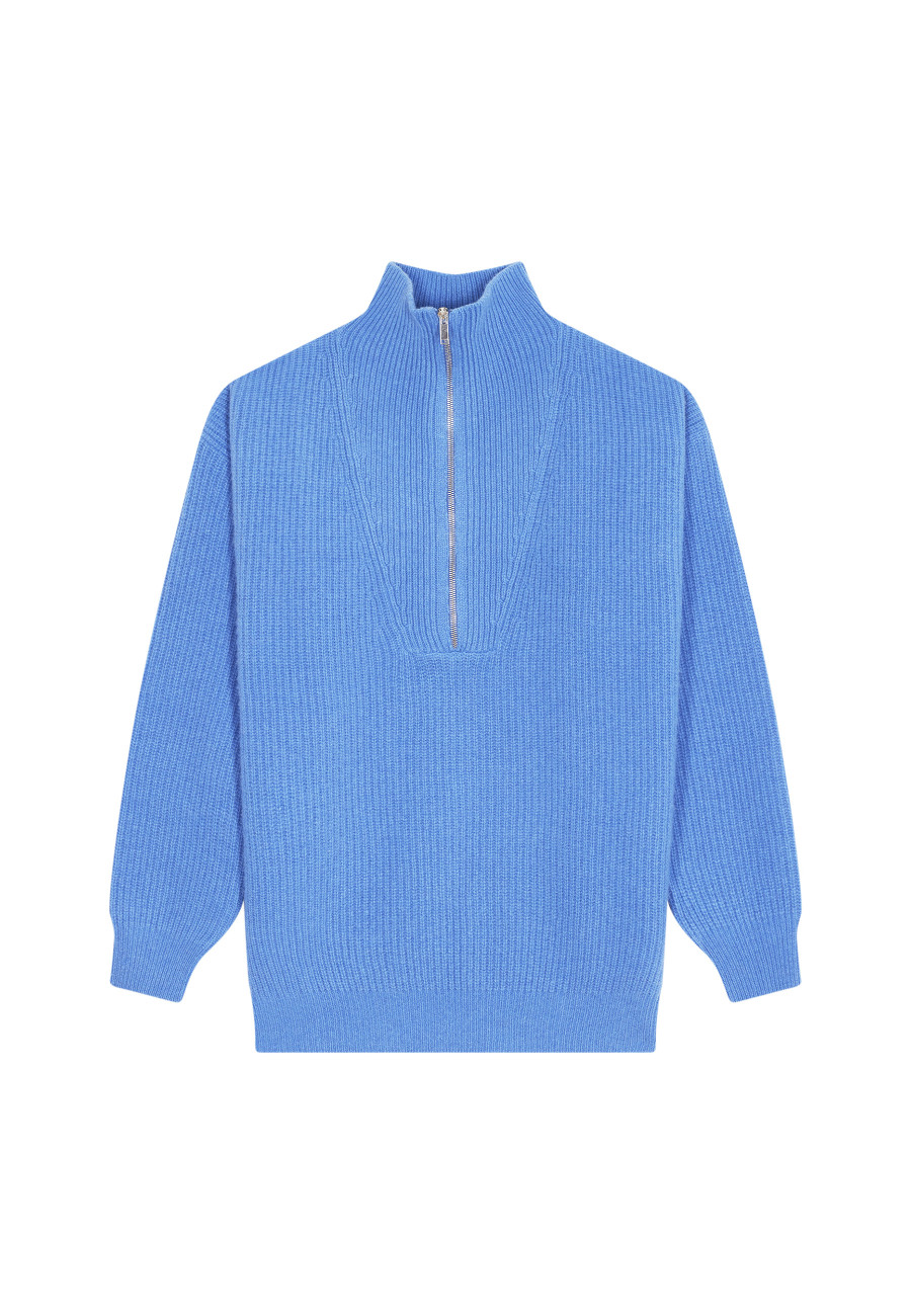 Cashmere-blend turtleneck sweater - French