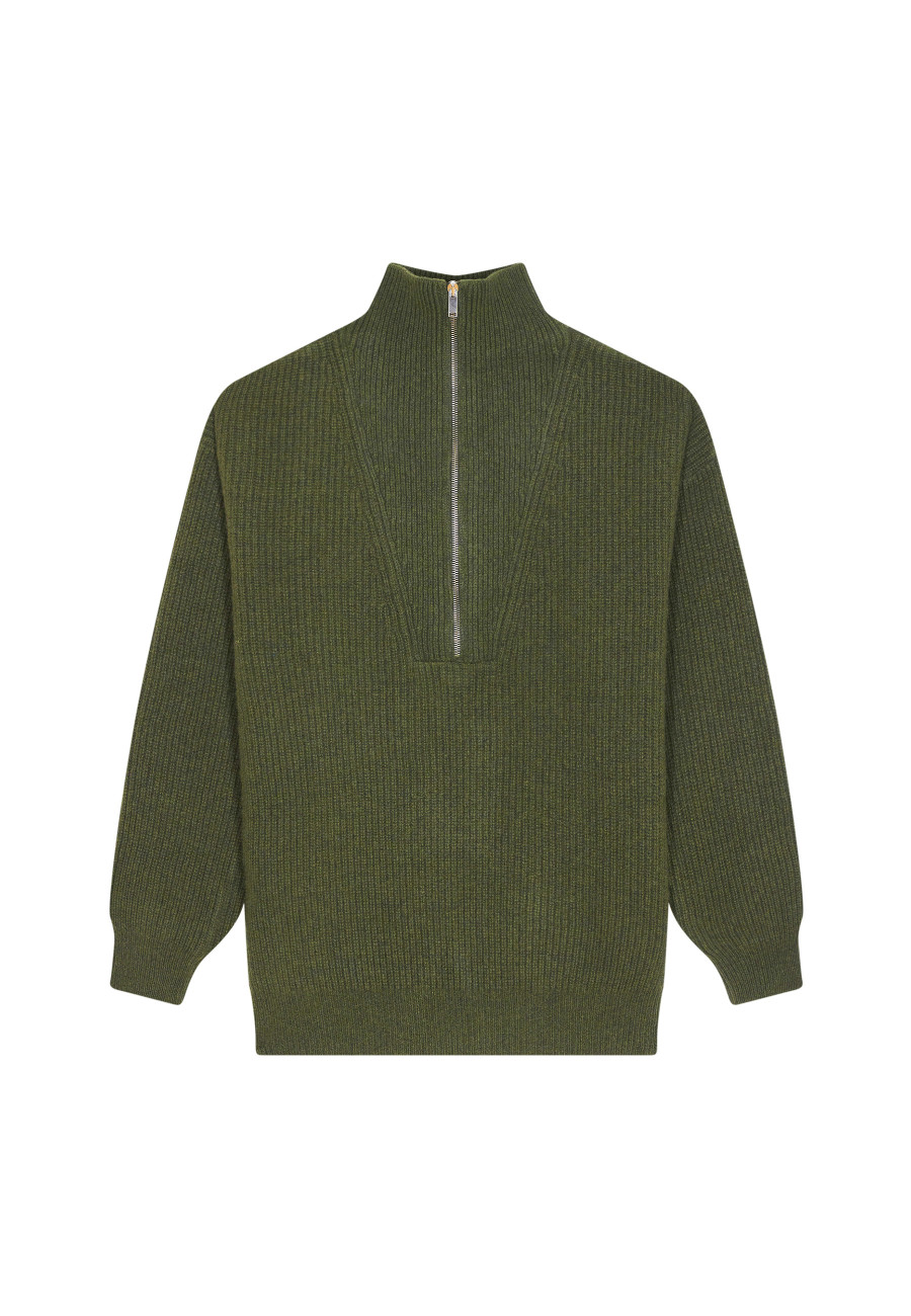 Cashmere-blend turtleneck sweater - French