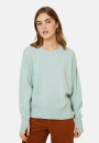 Wool and cashmere mitten-sleeved round-neck sweater - Gemma