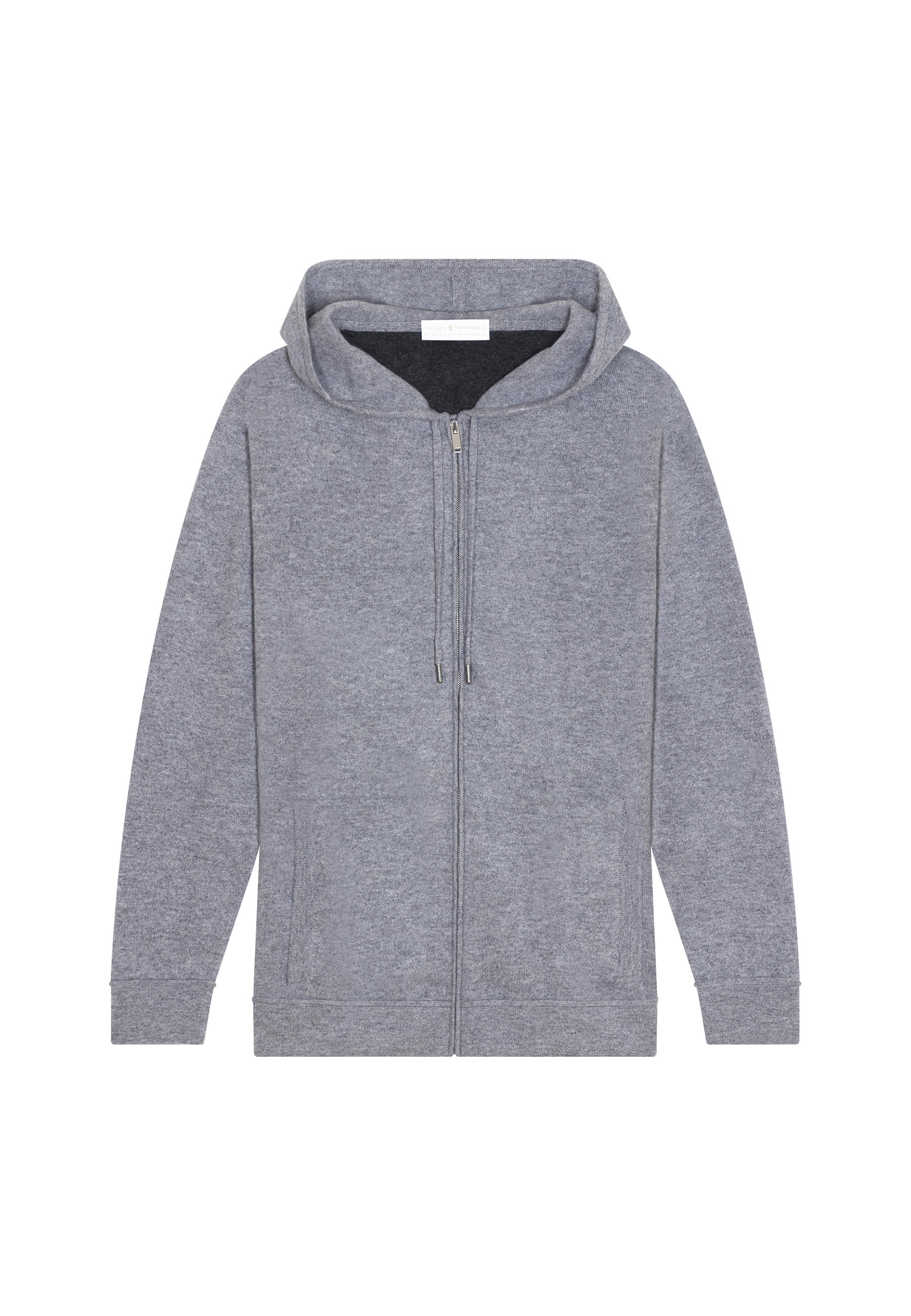 Gilet zippé à capuche en cachemire - Bradley