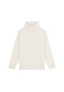 Turtleneck sweater with cashmere slits - Adena