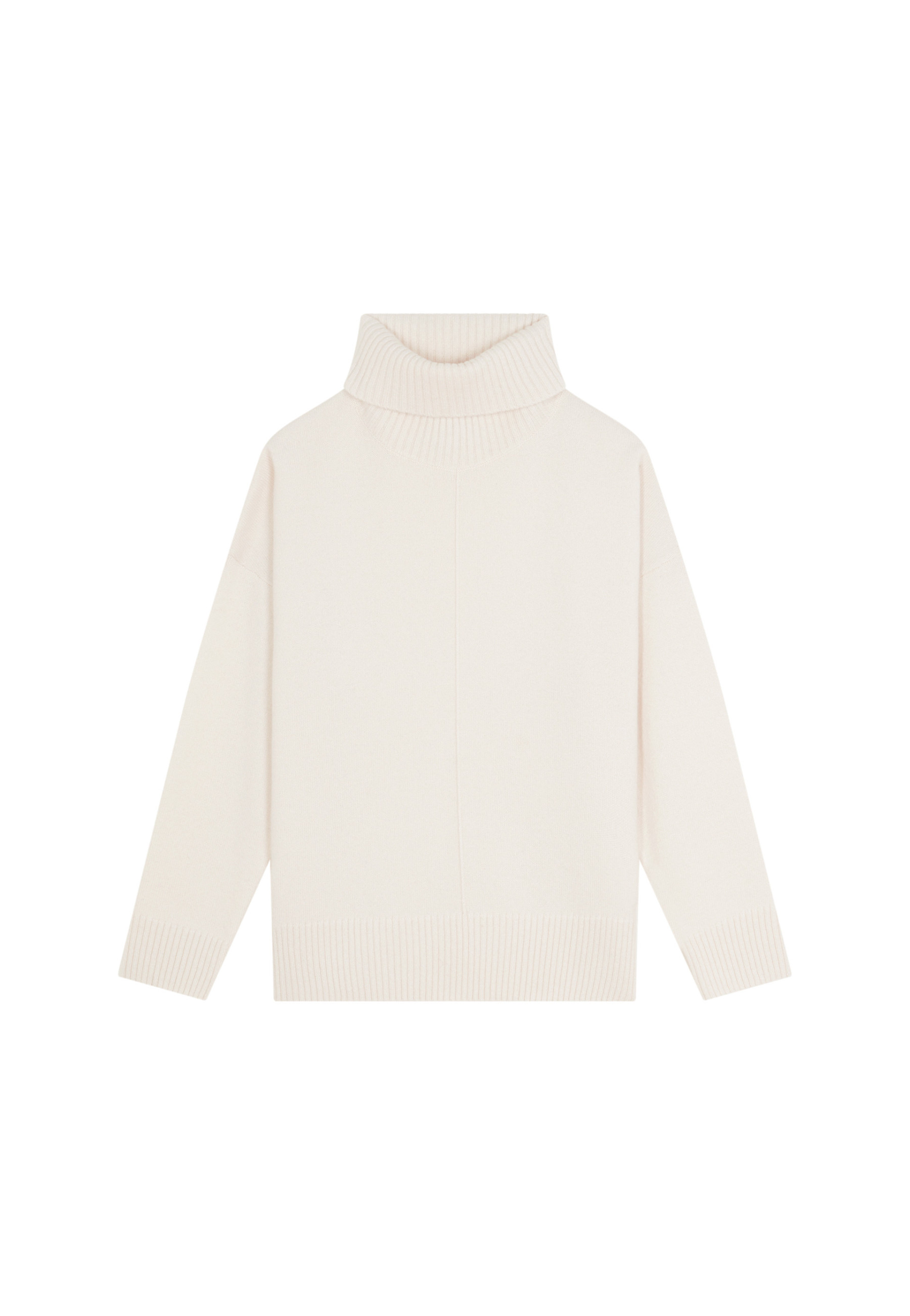 Turtleneck sweater with cashmere slits - Adena
