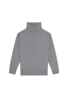 Turtleneck sweater with cashmere slits - Adena