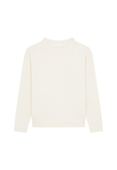 Wool and cashmere round neck sweater - Fado