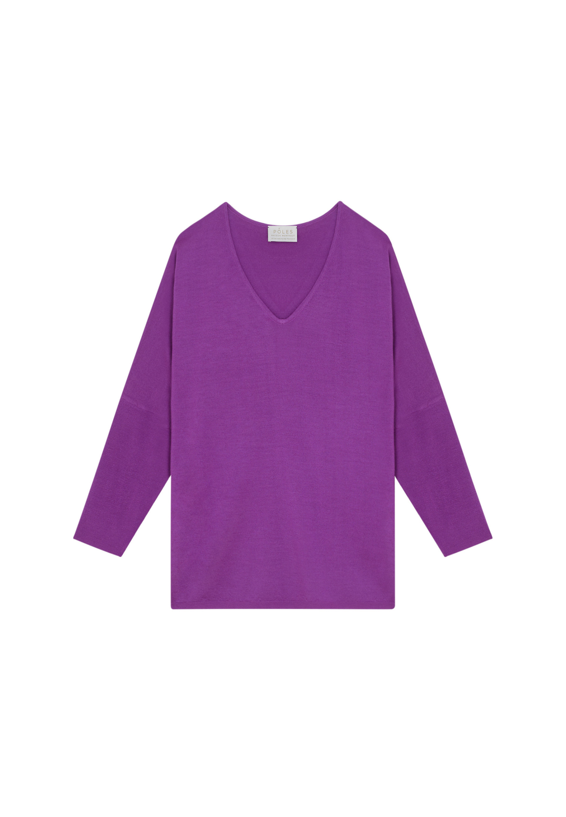 Merino wool bat sleeves sweater - Boxe