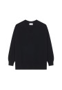 Loose sweater with V-neck slits in cashmere - Alienor