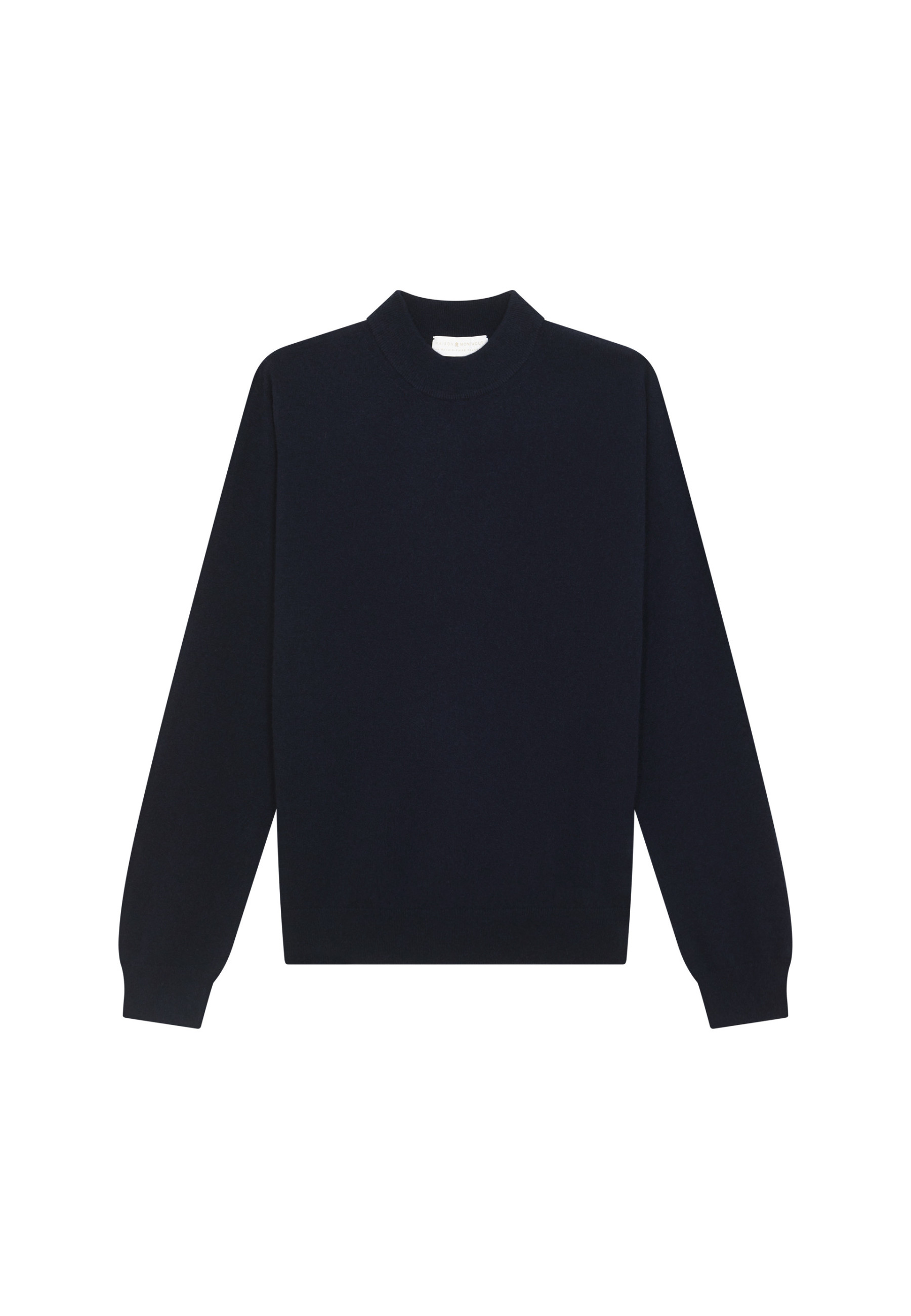  	Pull col montant en cachemire - Esteban 7860 soleil - 89 Moutarde