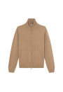 Zipped jacket in 4-ply cashmere - Balthazar