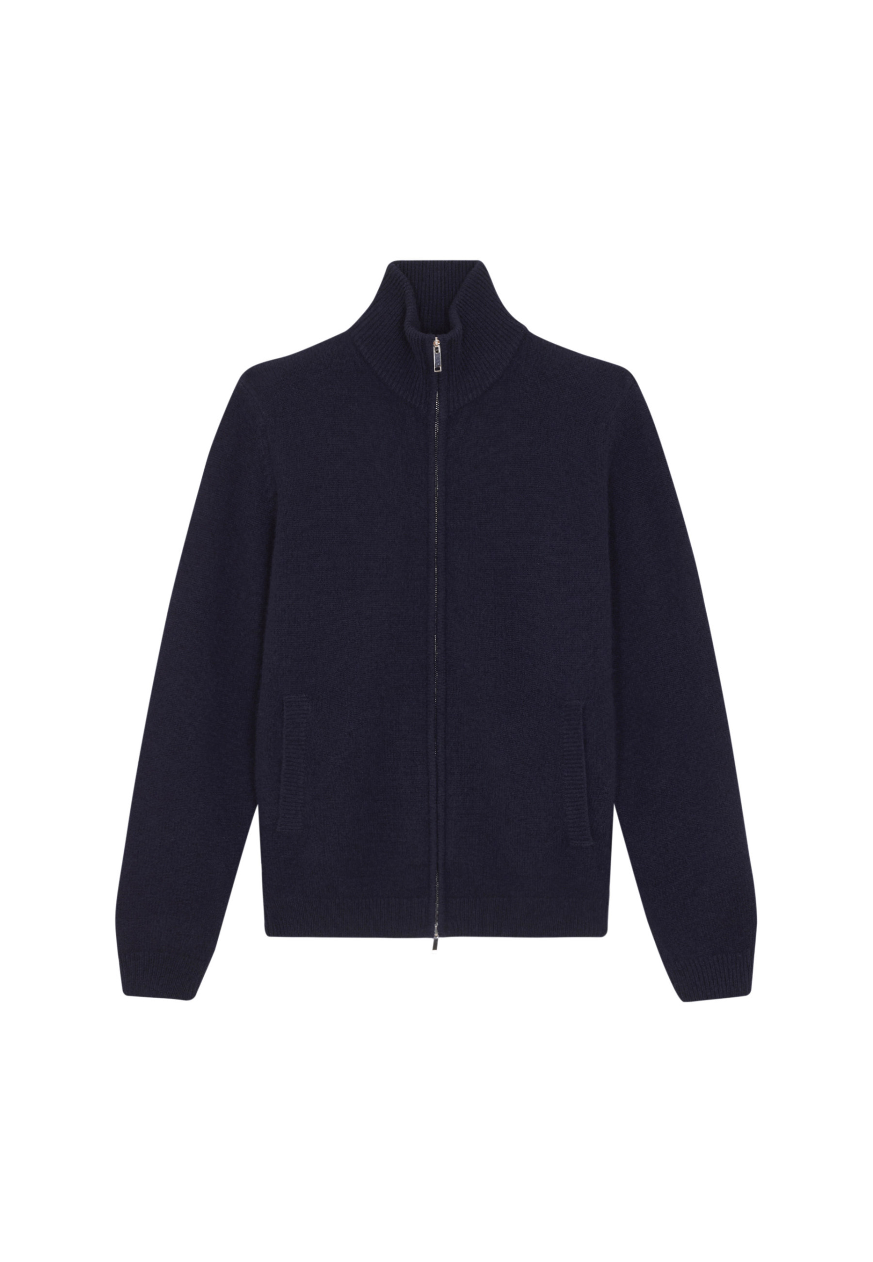 Zipped jacket in 4-ply cashmere - Balthazar