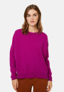 Loose-fit buttoned cashmere round-neck sweater - Acene