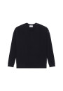Loose-fit buttoned cashmere round-neck sweater - Acene