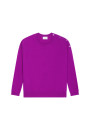 Loose-fit buttoned cashmere round-neck sweater - Acene