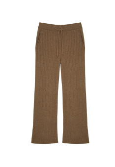 Pantalon fluide en laine et cachemire - Galya 7820 camel - 88 Camel