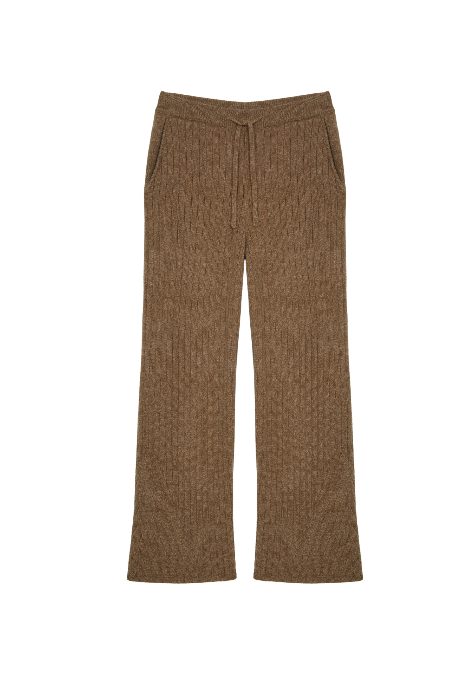 Pantalon fluide en laine et cachemire - Galya 7820 camel - 88 Camel