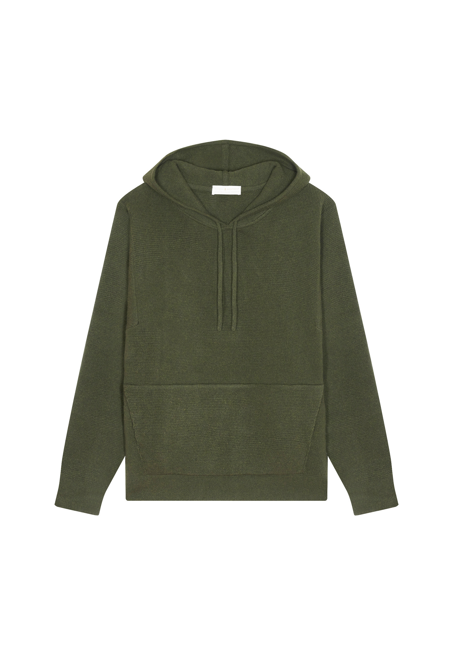 Hooded hoodie with pockets in wool and cashmere - Fabio