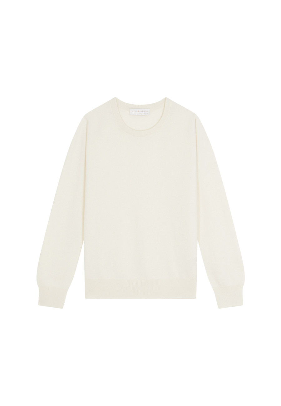 Suéter de cashmere com gola redonda - Abeline