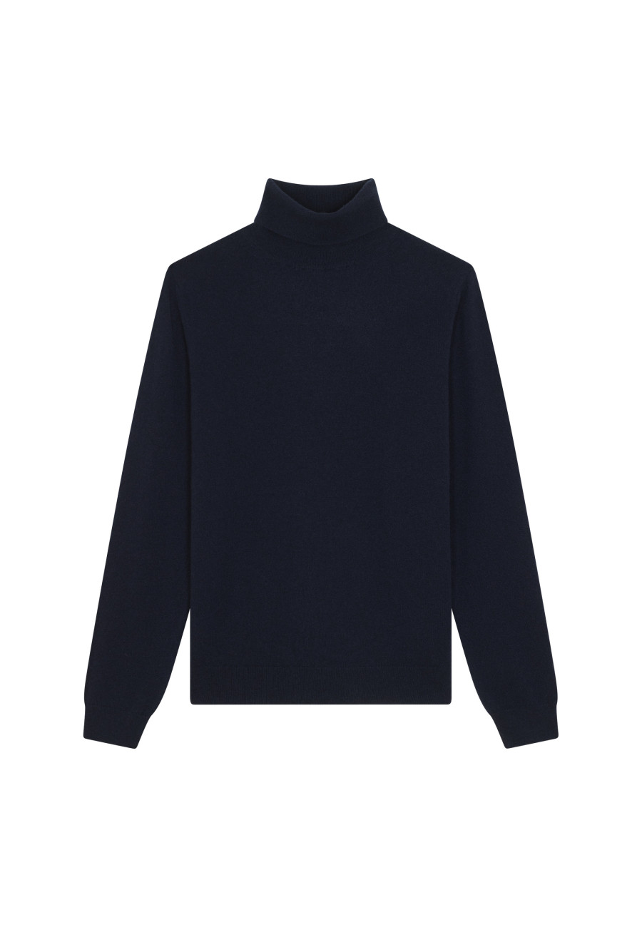 Suéter de cashmere com gola alta - Eduardo