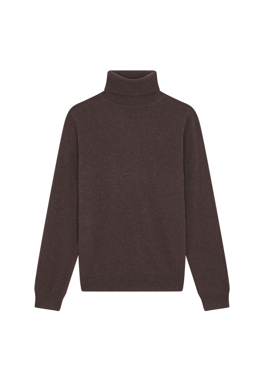 Suéter de cashmere com gola alta - Eduardo