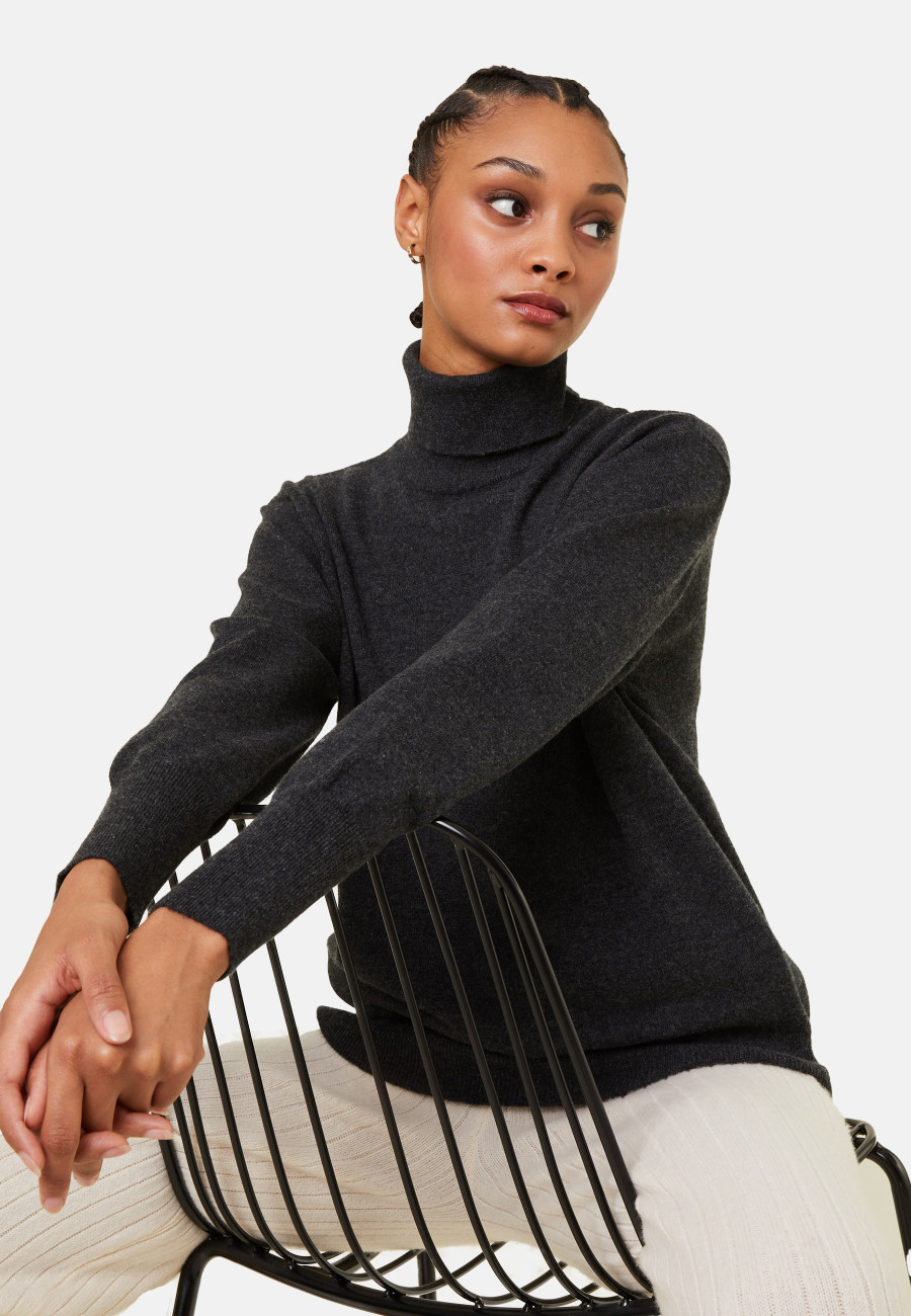 Suéter de cashmere com gola alta - Anabelle