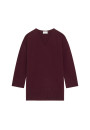Loose sweater with slits in recycled cashmere and wool - Darius