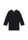 Loose sweater with slits in recycled cashmere and wool - Darius