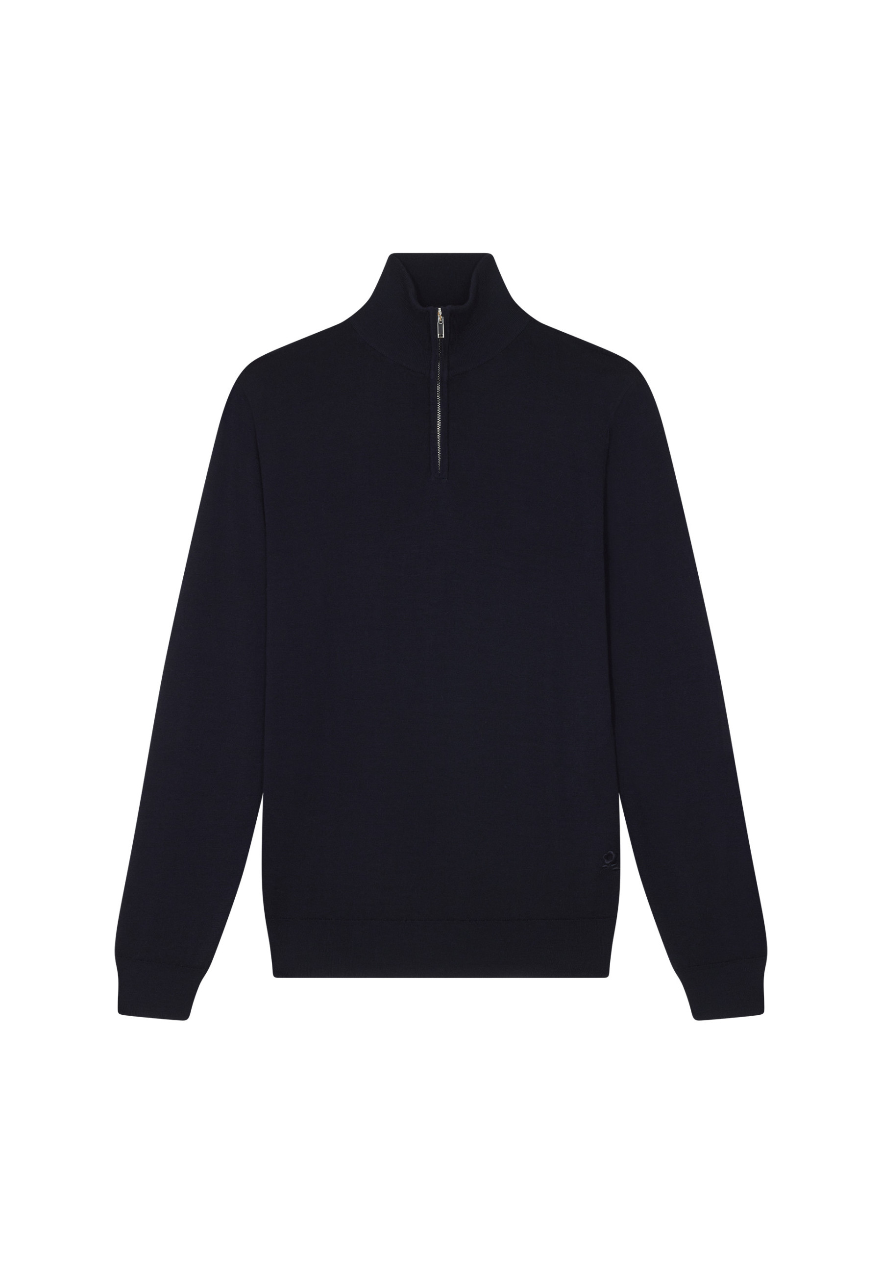 Pull col camionneur avec logo en laine mérinos - Ryan 7822 camel chine - 88 Camel