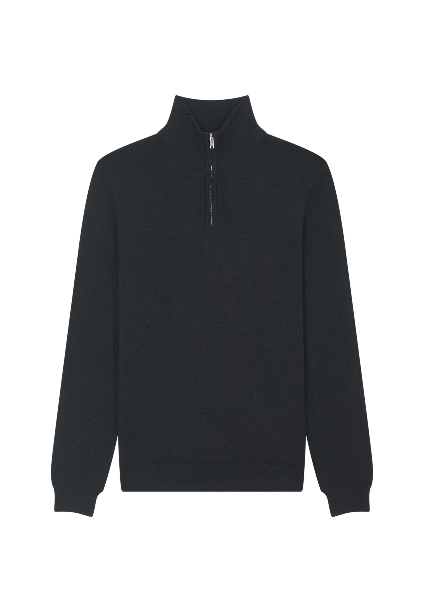 Trucker neck sweater with logo in merino wool - Ryan