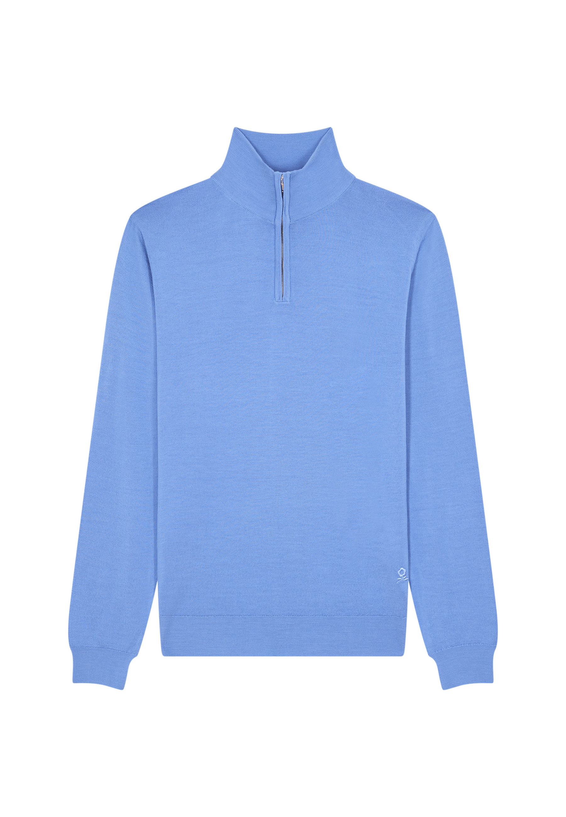 Pull col camionneur avec logo en laine mérinos - Ryan 7822 camel chine - 88 Camel