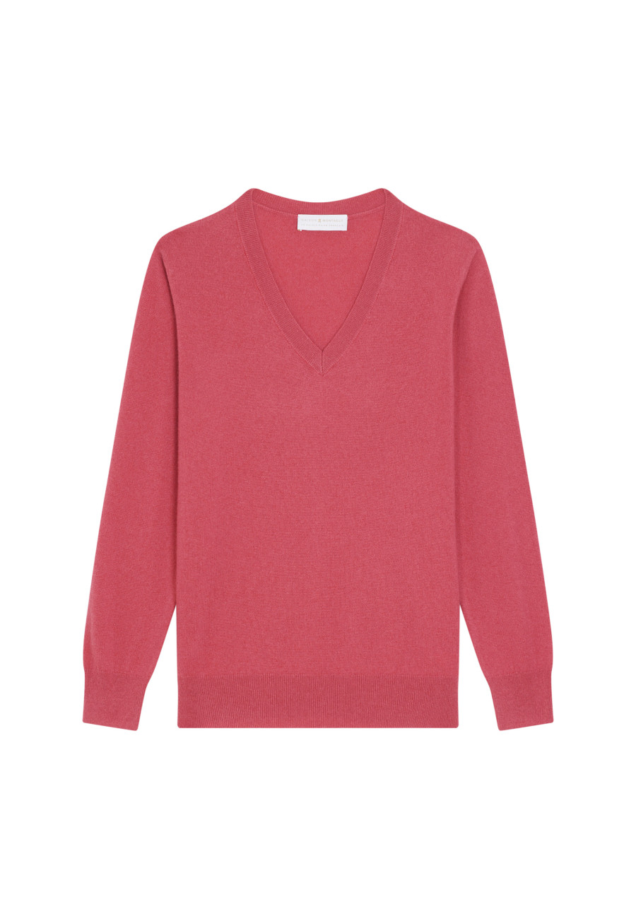 Suéter de cashmere com decote em V - Abel