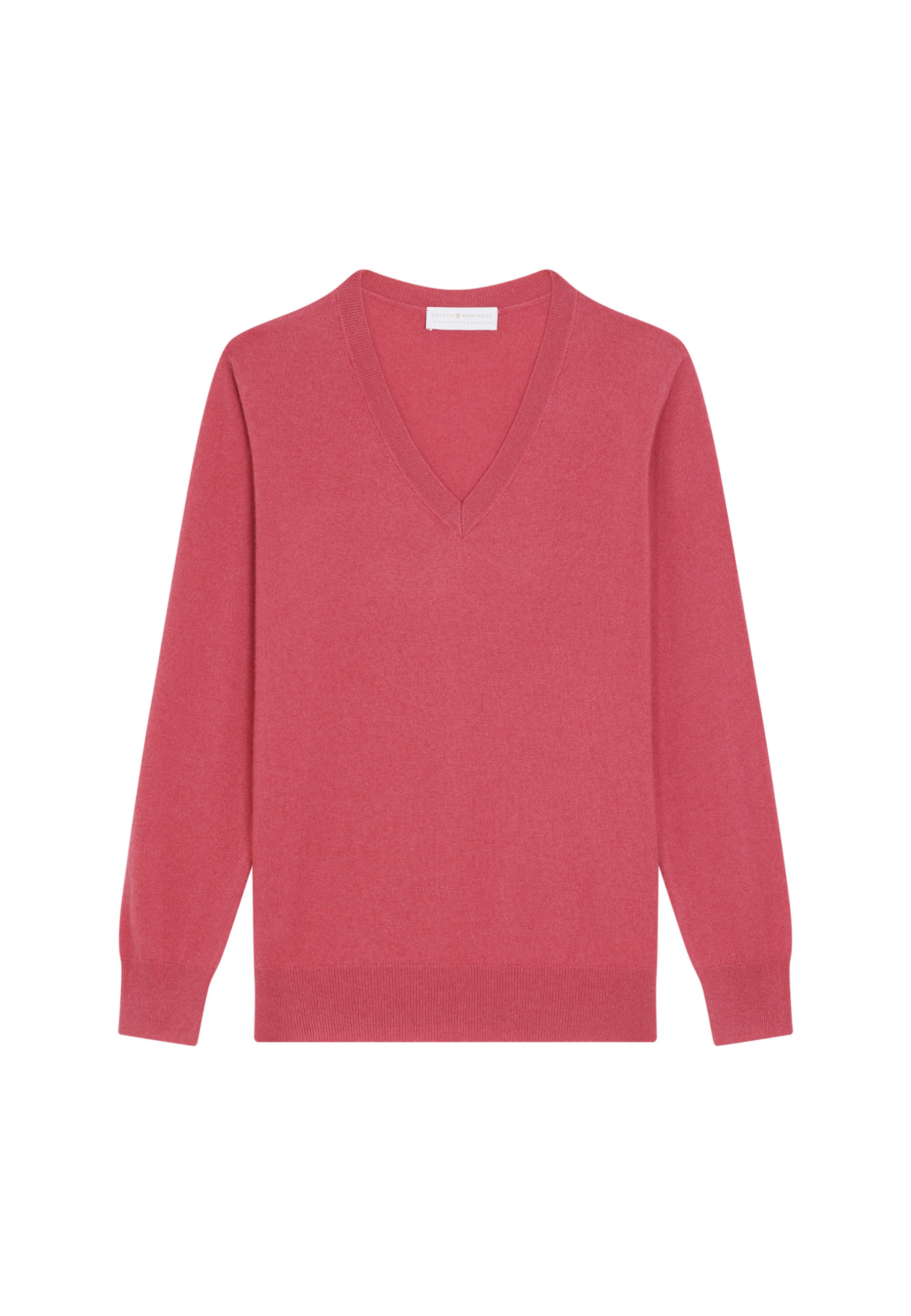 Pull col V en cachemire - Abel 7852 celadon - 94 Vert amande