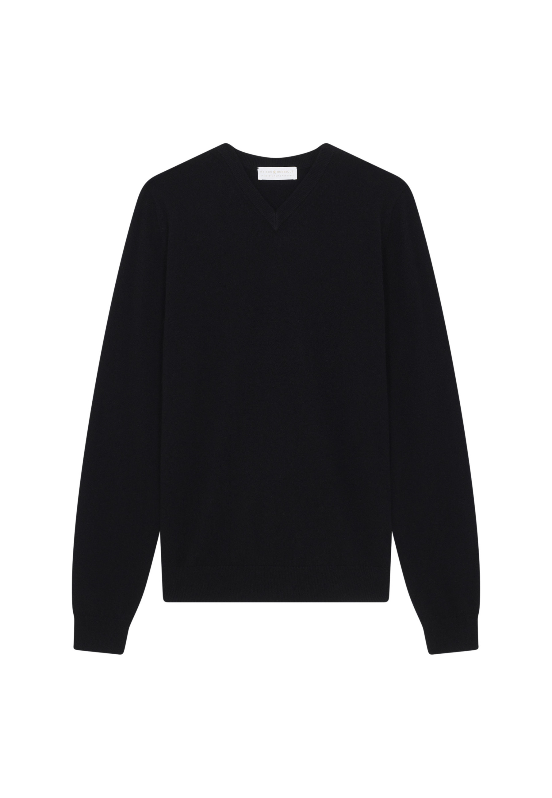 Pull col V en cachemire - Evann 7852 celadon - 94 Vert amande