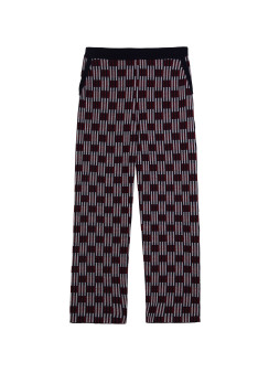 Merino wool patterned pants - Gill