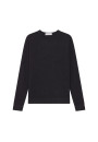 Round-neck cashmere sweater with rolled finishes - Ernest
