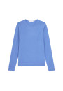 Round-neck cashmere sweater with rolled finishes - Ernest