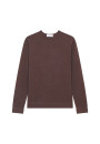Round-neck cashmere sweater with rolled finishes - Ernest