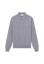 Pull col polo en cachemire - Emerson 7830 brun - 47 Marron foncé