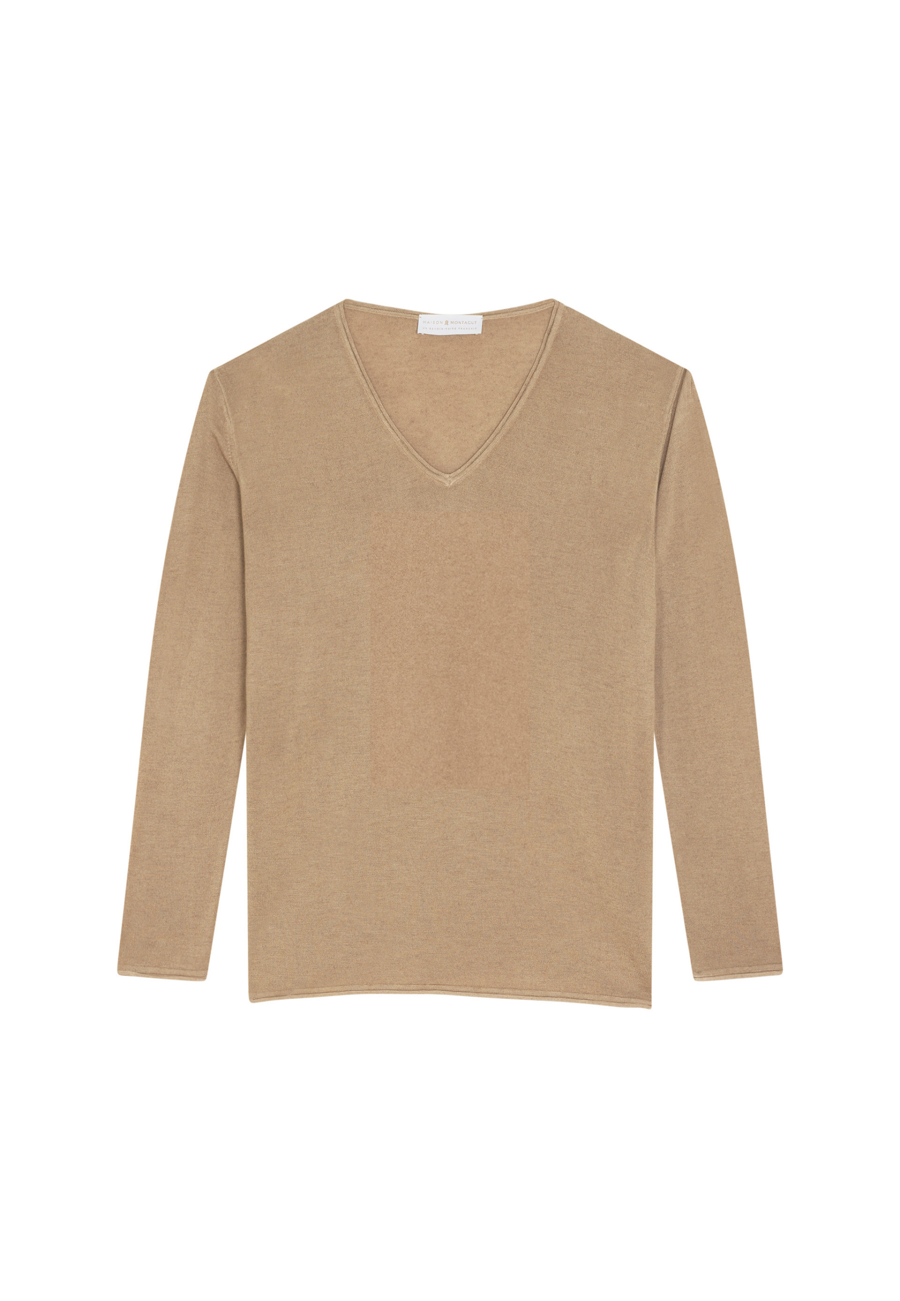 T-shirt manches longues en bambou cachemire à fentes - Aelys