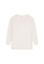 Pull ample col rond en laine mérinos - Azel 7801 ecru - 82 Ecru