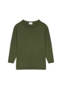 Loose-fitting merino wool round neck sweater - Azel