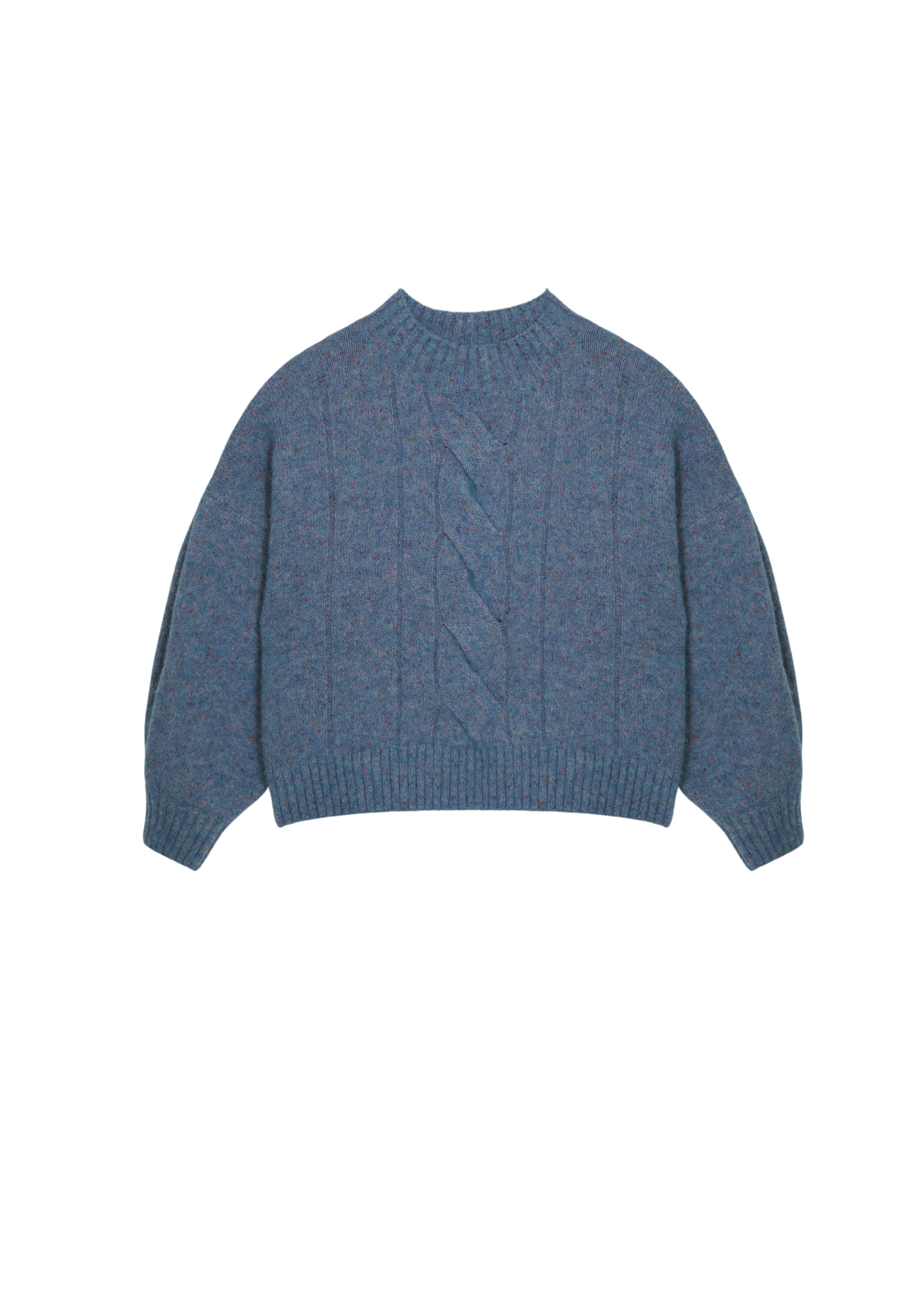 Flecked wool-blend crew-neck sweater - Laetitia