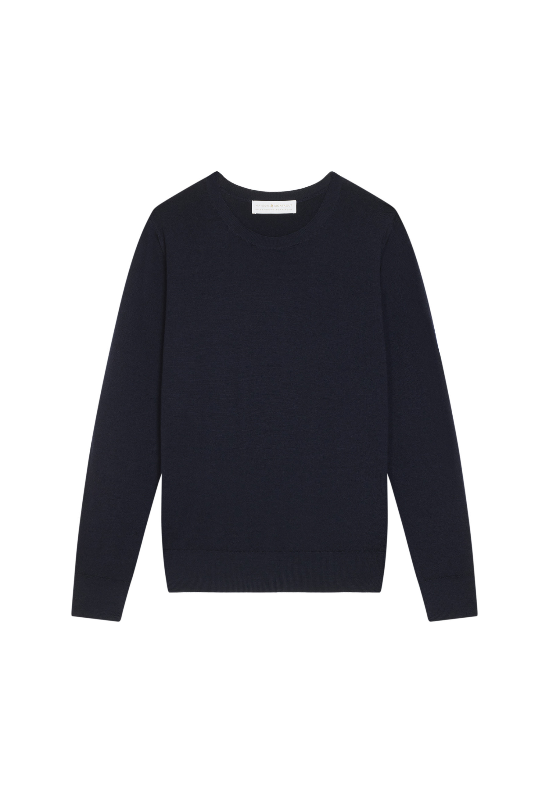 Pull col rond en laine mérinos - Asena 7850 foret - 83 Kaki