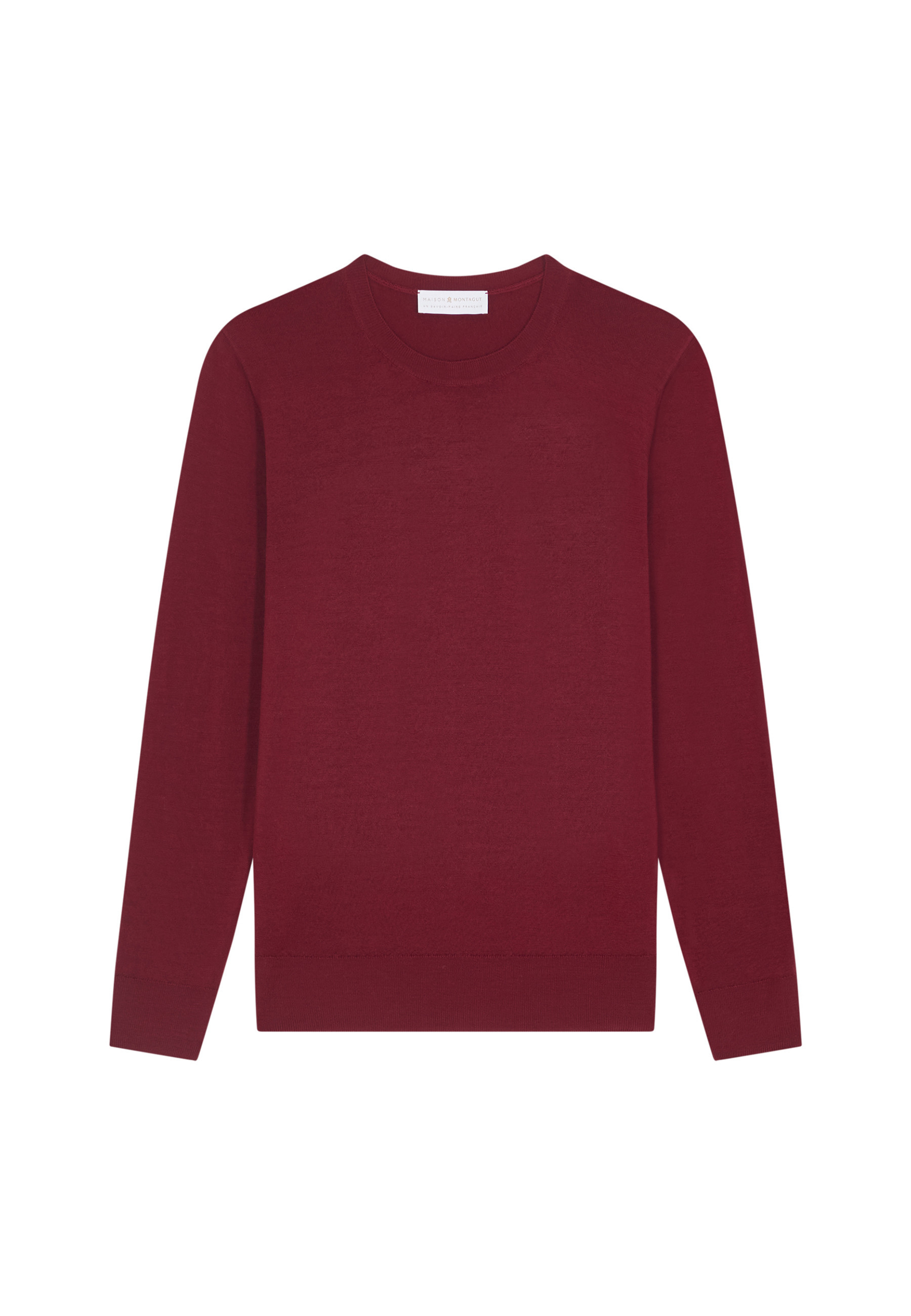 Pull col rond en laine mérinos - Asena 7850 foret - 83 Kaki