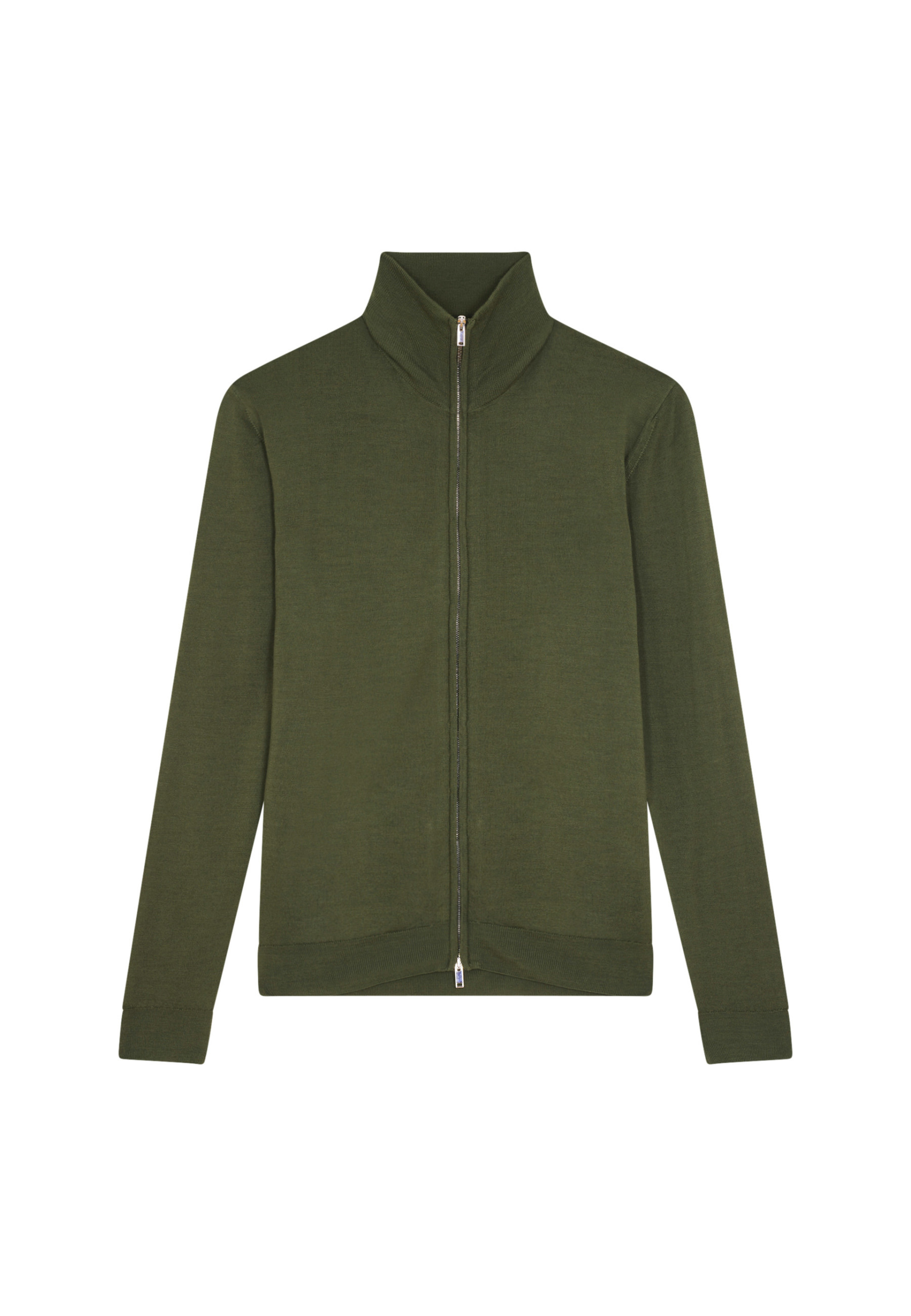 Gilet zippé avec logo en laine mérinos - Estian 7870 ecureuil - 92 Rouille