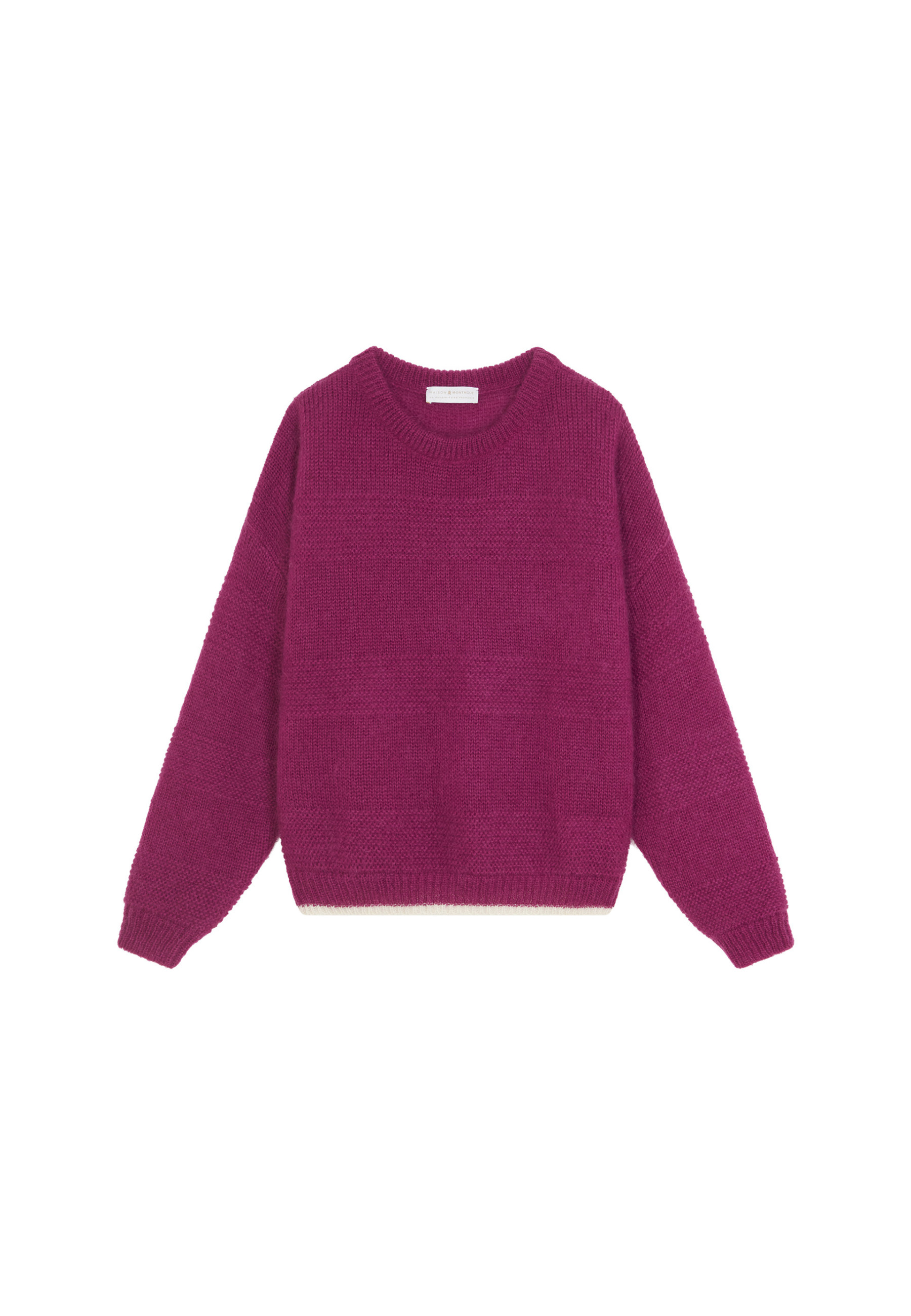 Loose two-tone mohair sweater - Gaby