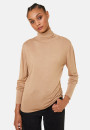 Bamboo cashmere turtleneck t-shirt - Aerio